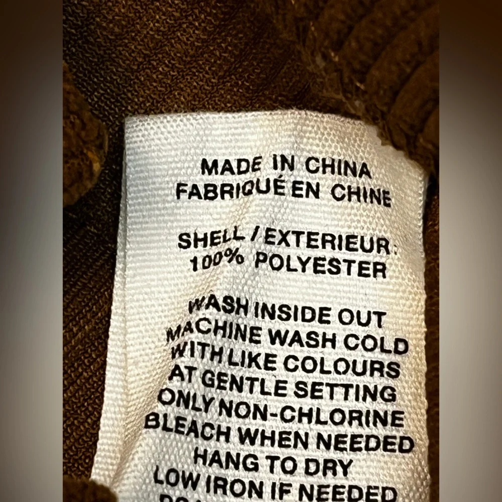 Avec Les Filles Anthropologie Womens Corduroy Shirt/Jacket Brown NWOT